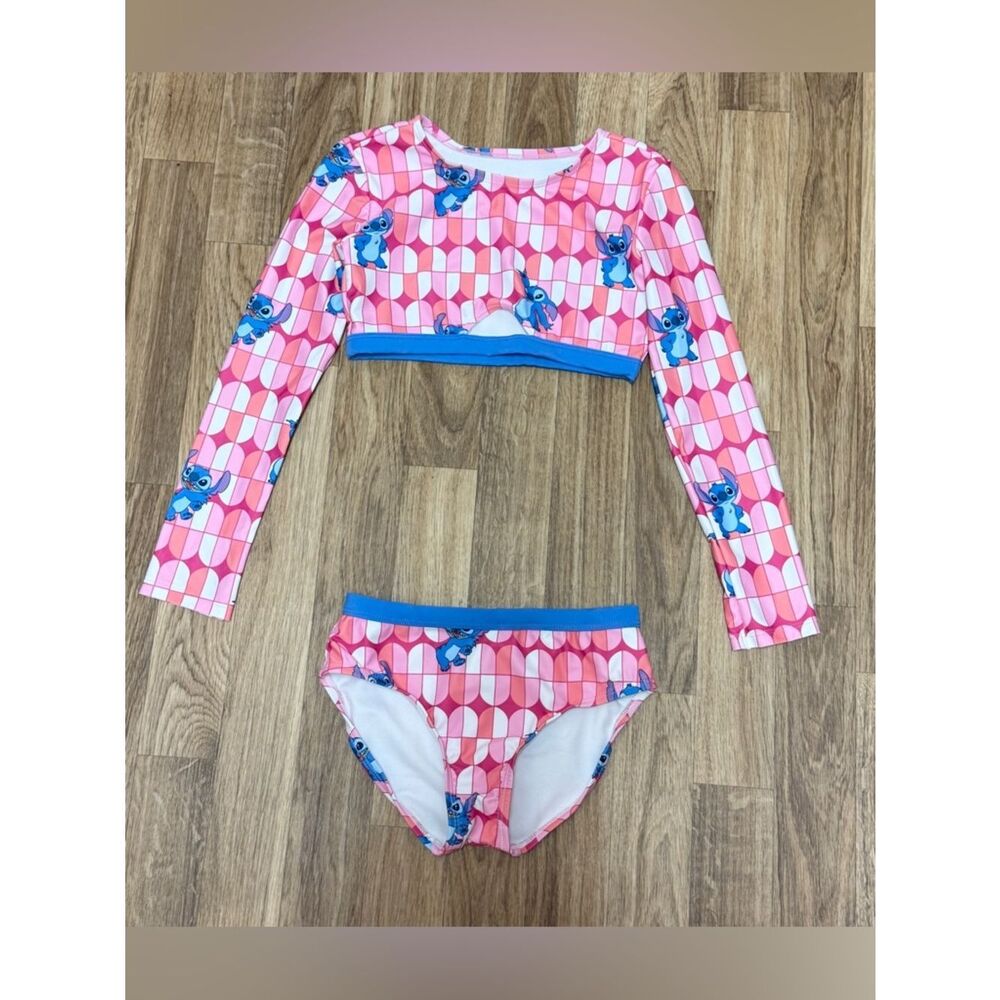 NEW Stitch Girls Two Piece Swimsuit